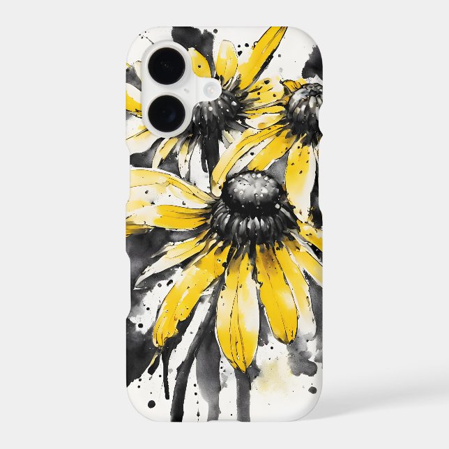 Black-eyed Susan - Watercolor flowers (Back)