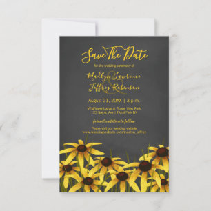 Black Eyed Susan wedding Save The Date