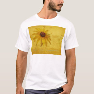 Black-Eyed Susan Wildflower & Quotation T-Shirt