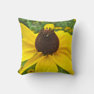 Black-Eyed Susan Wildflowers Cushion