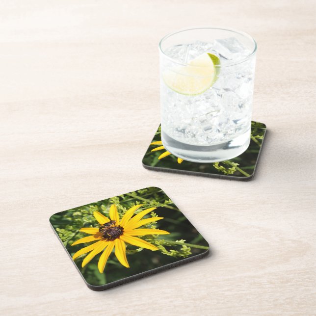 Black Eyed Susan with Wasp Coaster (Right Side)