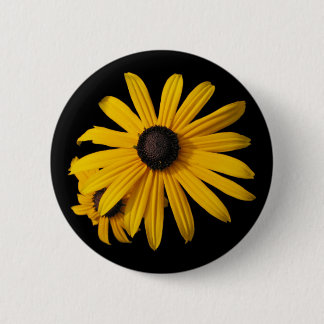 Black-eyed Susans 6 Cm Round Badge
