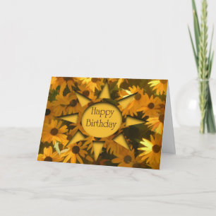Black Eyed Susans Birthday Card