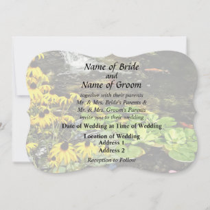 Black-Eyed Susans By Koi Pond Wedding Products Invitation