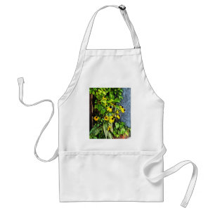 Black Eyed Susans By Stone Wall Standard Apron