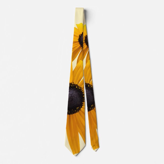 Black Eyed Susans Heart Tie (Front)