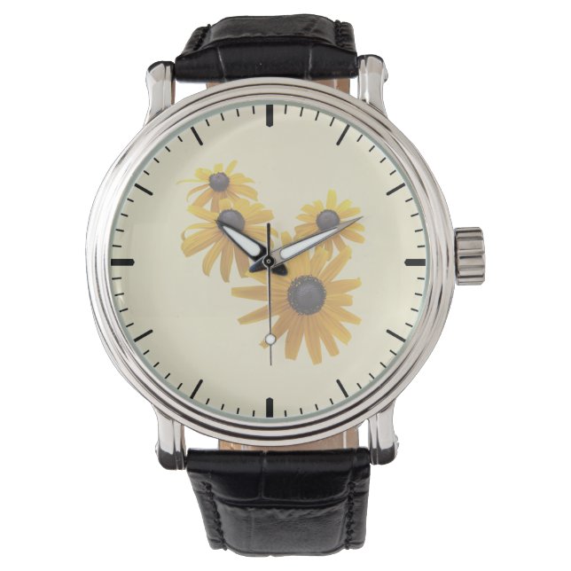 Black Eyed Susans Heart Watch (Front)
