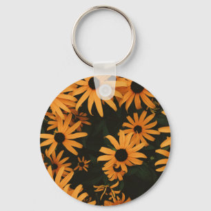 black eyed susans key ring