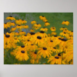 Black Eyed Susans Poster
