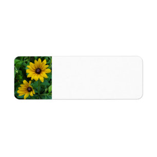 Black-Eyed Susans Return Address Label