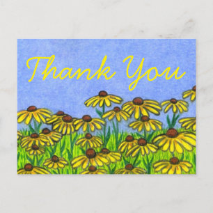 Black Eyed Susans ~Thank You Card