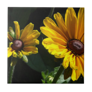 Black Eyed Susans Tile