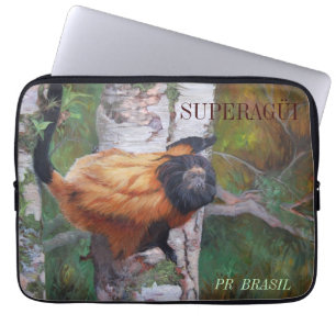 Black-faced Lion Tamarin Laptop Sleeve