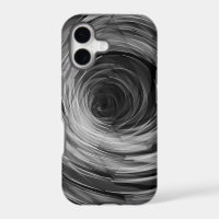 Black Faceted Swirl - Apple iPhone / iPad case