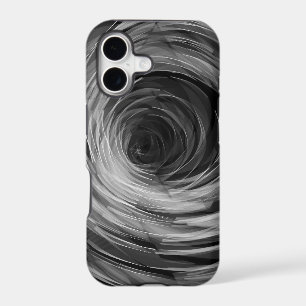 Black Faceted Swirl - Apple iPhone / iPad case