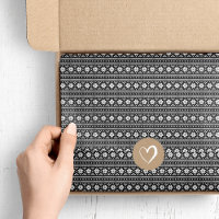 Black Fair Isle Christmas Sweater Pattern