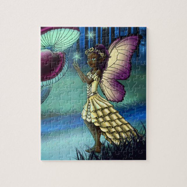 Black Fairy Jigsaw Puzzle (Vertical)