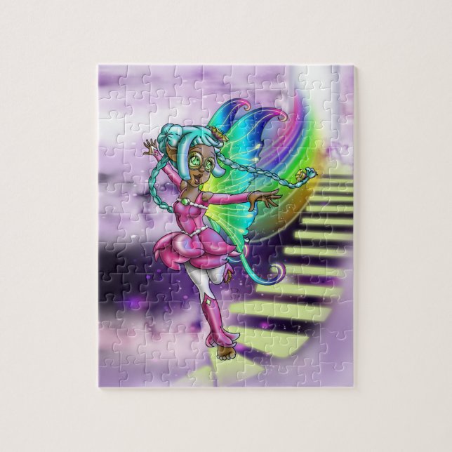 Black Fairy Jigsaw Puzzle (Vertical)