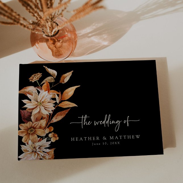 Black Fall Guest Book (Black Fall Guest Book
)