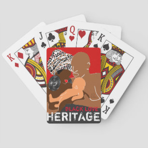 Black Family Black Love AFRICAN Heritage Playing Cards