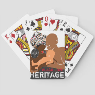 Black Family Black Love AFRICAN Heritage Playing Cards