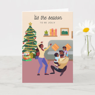 Black Family Christmas Card 006