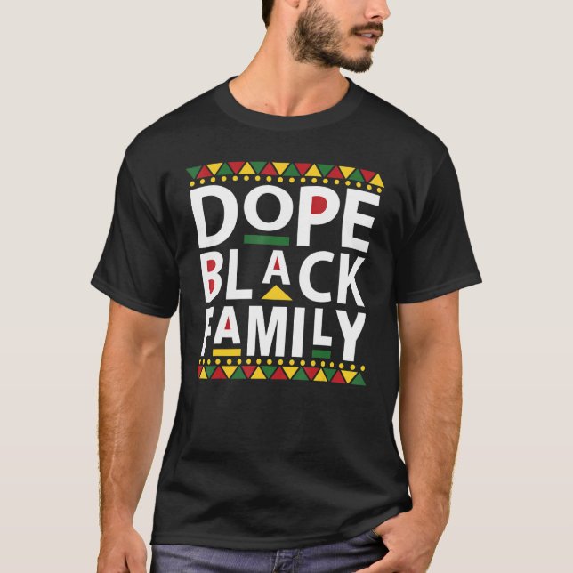 Black Family Get Together Barbeque Black Group Mat T-Shirt (Front)