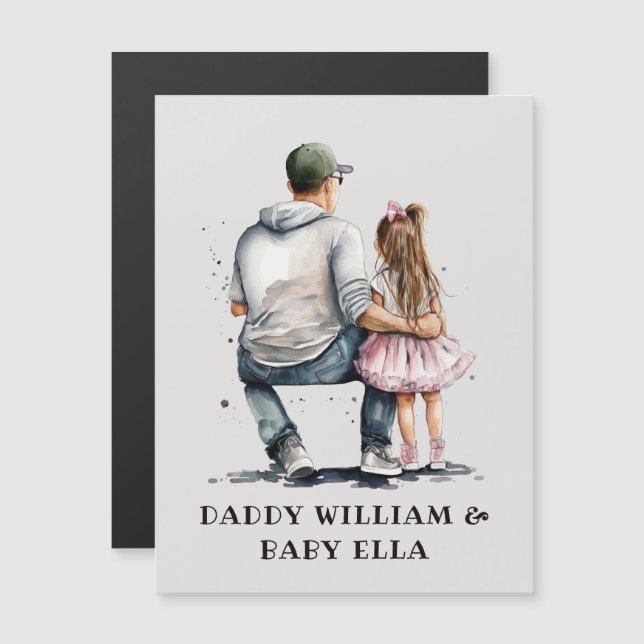 Black Father and Daughter Bond (12) (Front/Back)