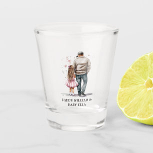 Black Father and Daughter Bond (13) Shot Glass