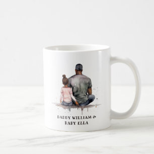 Black Father and Daughter Bond (4) Coffee Mug
