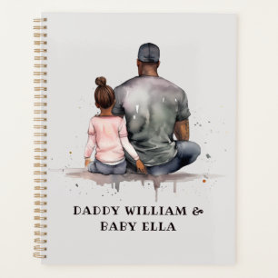 Black Father and Daughter Bond (4) Planner