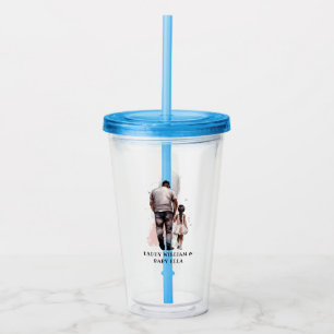 Black Father and Daughter Bond (8) Acrylic Tumbler