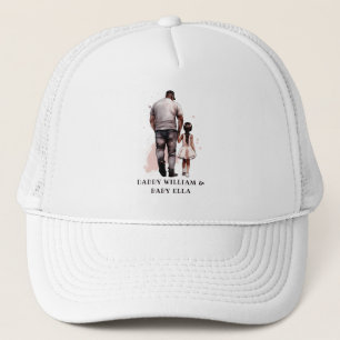 Black Father and Daughter Bond (8) Trucker Hat