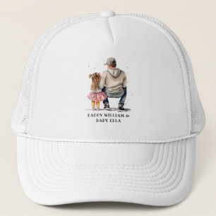 Black Father and Daughter Bond (9) Trucker Hat