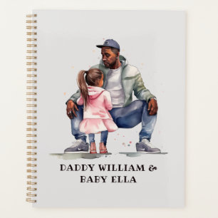 Black Father and Daughter Bond Planner