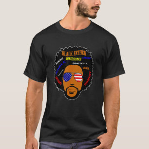 Black Father Definition Awesome Strong Honest Prou T-Shirt