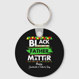 Black Father Problem Father's Day Juneteenth Afric Key Ring