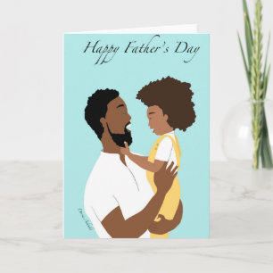 Black Father's Day Card