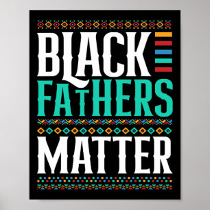 Black Fathers Problem Proud African Black History Poster
