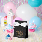 Black Faux Gold 1985 40th Birthday