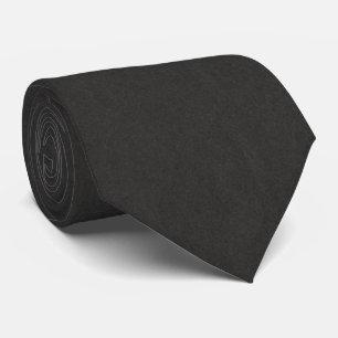 Black Faux  Tie