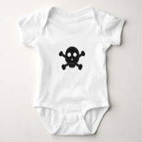 Black Felt Skull