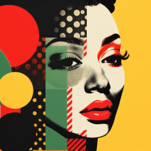 Black Female Abstract Art 