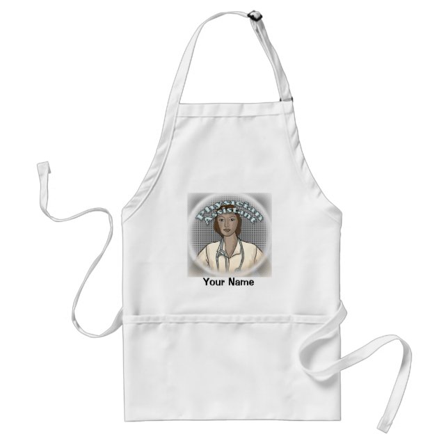 Black Female Physician Assistant Standard Apron (Front)