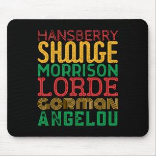 Black Female Writers Black History Month Feminist Mouse Pad