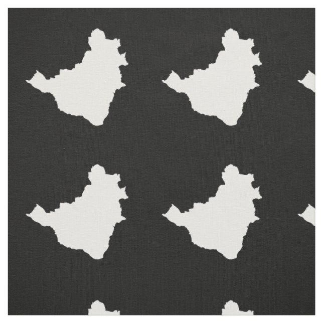 Black Festive Brazil Fabric (Swatch)