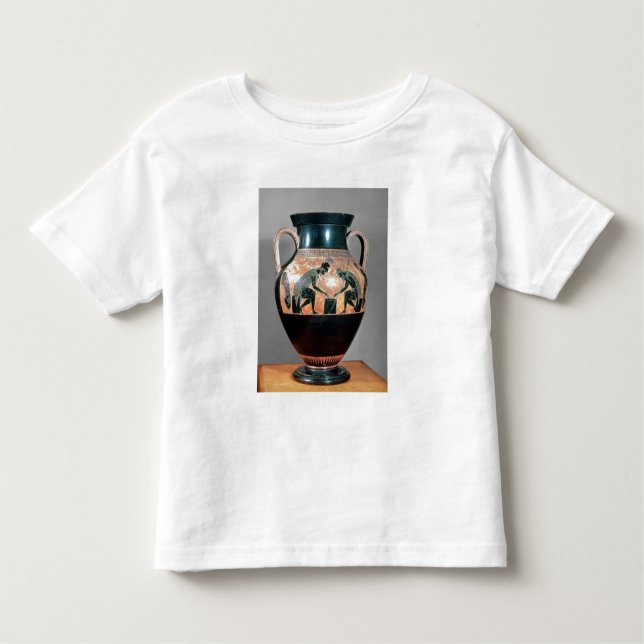 Black-figure amphora depicting Ajax and Achilles, Toddler T-Shirt (Front)
