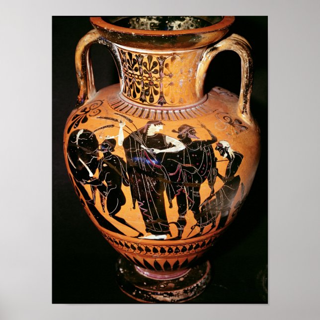 Black-figure attic vase poster (Front)