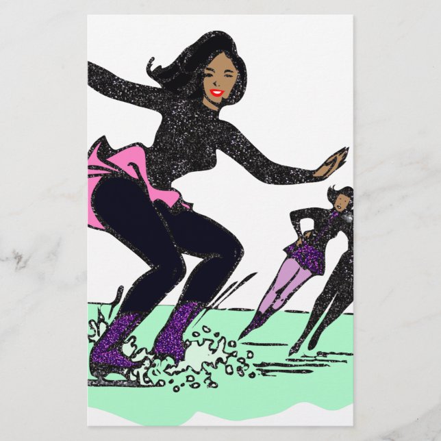 black figure skater (Front)