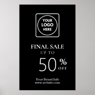 Black Final Sale Poster   Store Discount Business